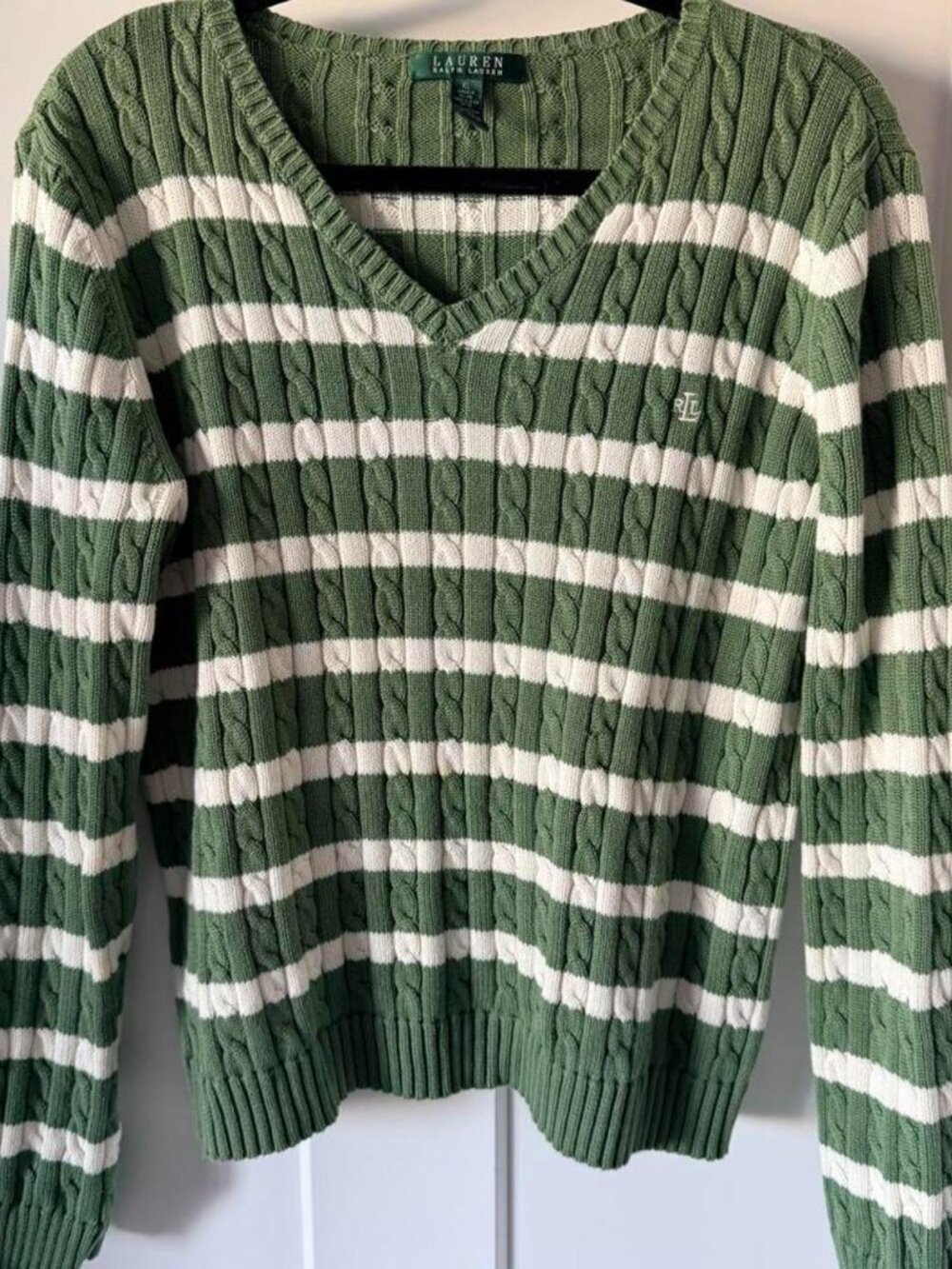 Ralph Lauren Women's Green Jumper